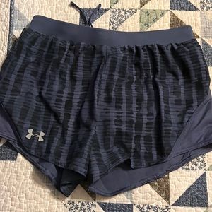 Under Armour - heat gear - running shorts - size small